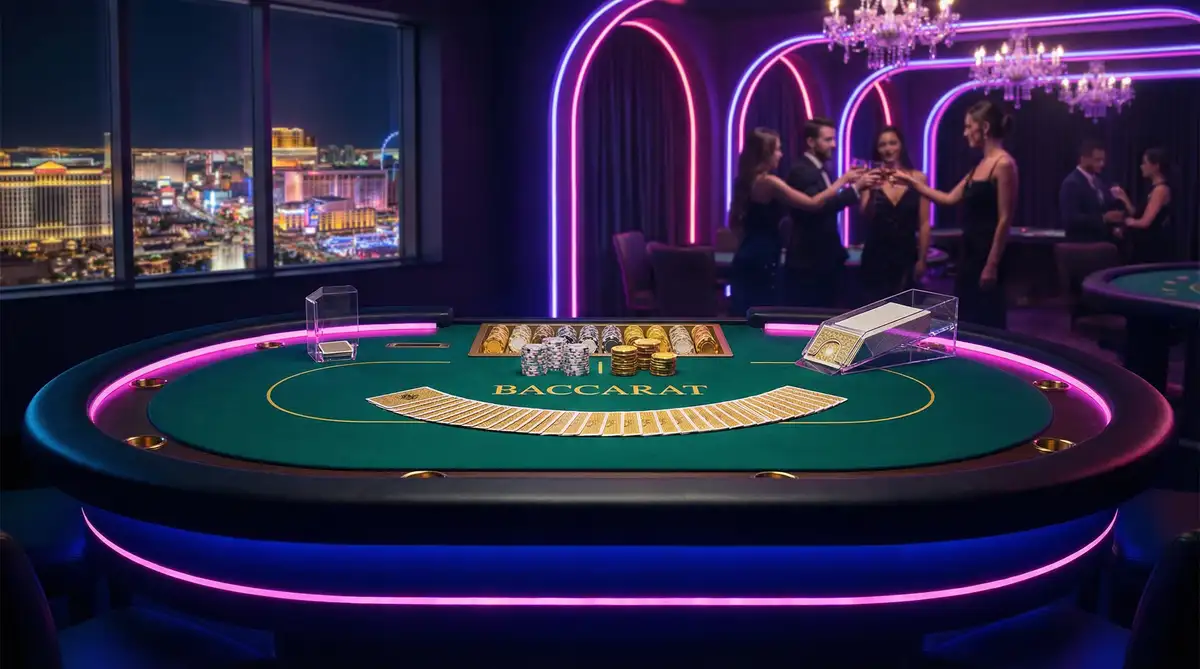 美女荷官百家乐游戏画面